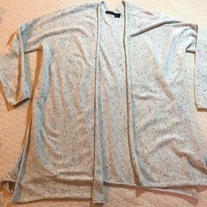 - RDI cozy and chic open front side slit cardigan